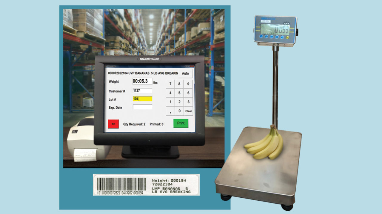 Barcode labeling for catch weight